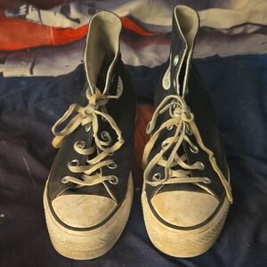 Converse Black and White High-Tops